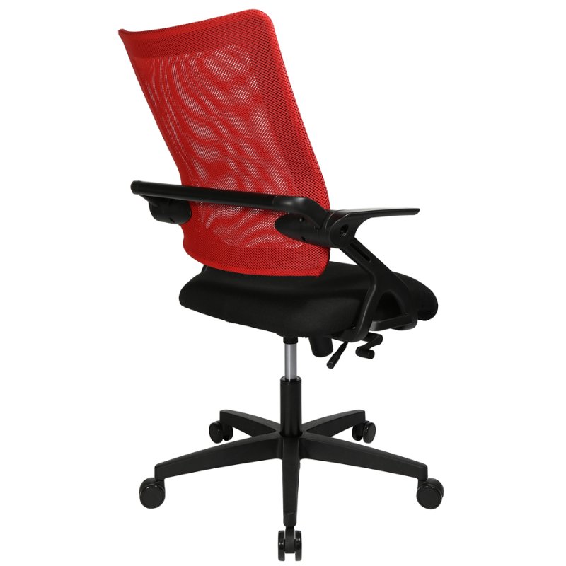 Topstar bureaustoel New S'move, zwart, met armleuningen, 110 kg draagkracht